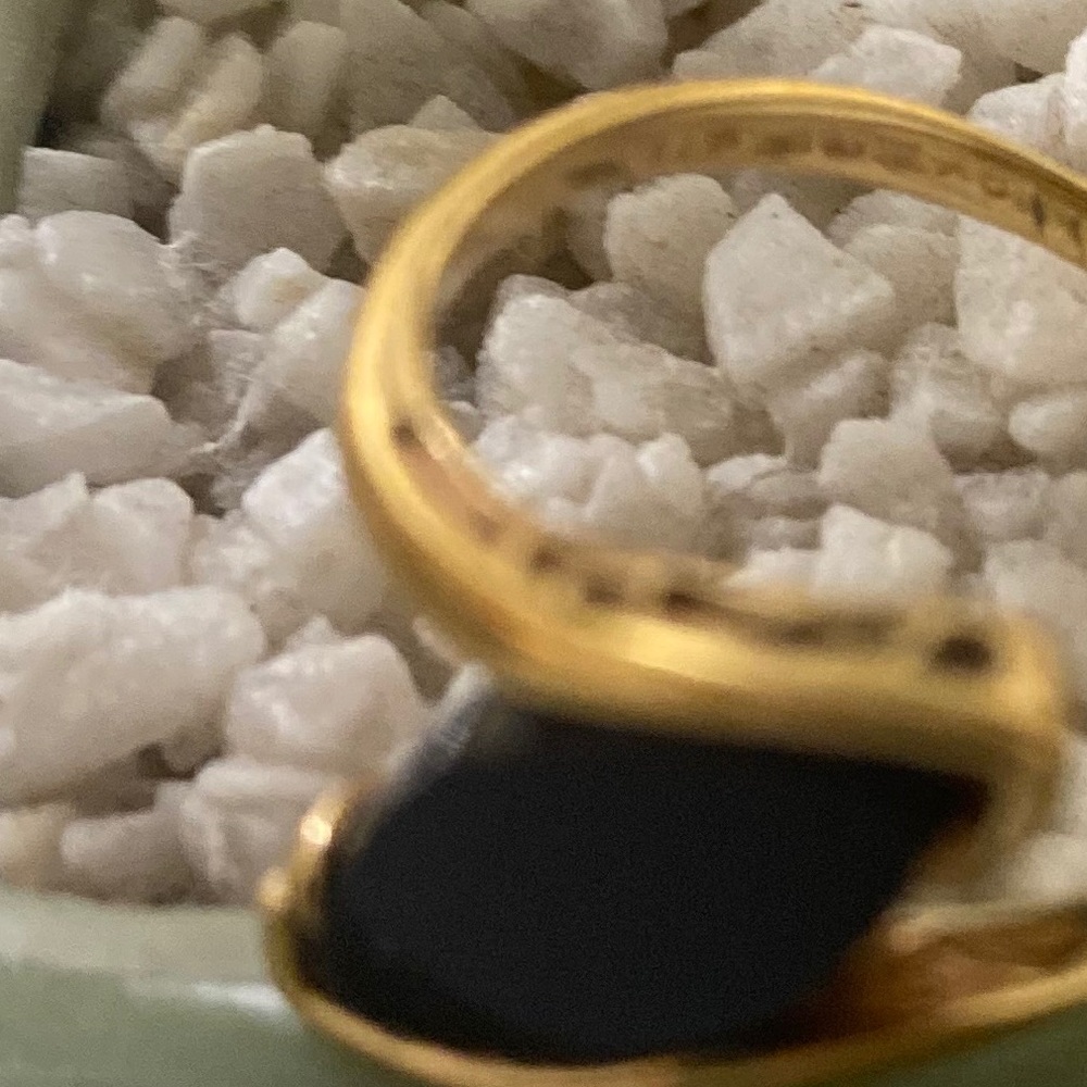 Vintage Solid 18k Gold Filled Ring - image 3